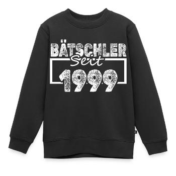 Baccalauréat 1999 - Sweat Premium enfant bio - noir - Devant - AI Model Kid Female (0cm)