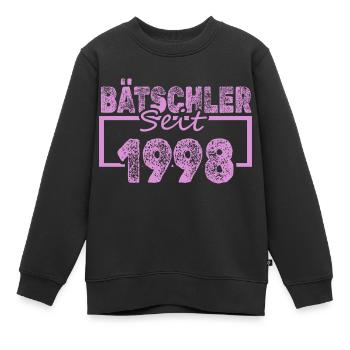Baccalauréat 1998 - Sweat Premium enfant bio - noir - Devant - AI Model Kid Female (0cm)