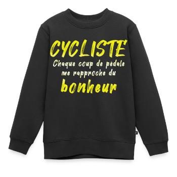 Fahrrad Fahrräder Fahrrad Fahrrad Fahrrad Biker MTB 1 - Kinder Premium Organic Sweatshirt - Schwarz - Vorne - AI Model Kid Female (0cm)