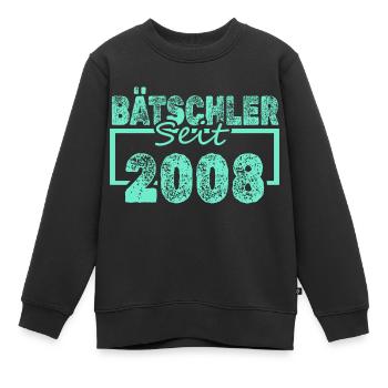 Single, 2008 - Sweat Premium enfant bio - noir - Devant - AI Model Kid Female (0cm)