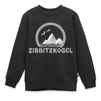 Trekking Zirbitzkogel - Kinder Premium Organic Sweatshirt - Schwarz - Vorne - AI Model Kid Female (0cm)