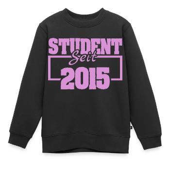 seit 2015 - Kinder Premium Organic Sweatshirt - Schwarz - Vorne - AI Model Kid Female (0cm)