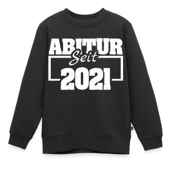 Abiturient 2021 - Kinder Premium Organic Sweatshirt - Schwarz - Vorne - AI Model Kid Female (0cm)
