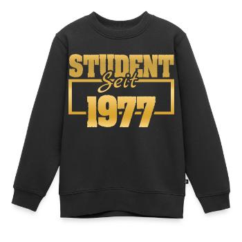 seit 1977 - Kinder Premium Organic Sweatshirt - Schwarz - Vorne - AI Model Kid Female (0cm)