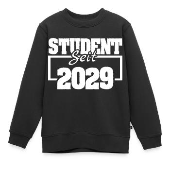 seit 2029 - Kinder Premium Organic Sweatshirt - Schwarz - Vorne - AI Model Kid Female (0cm)