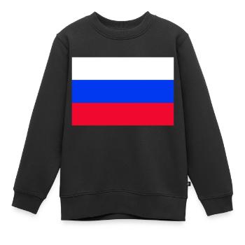 Russland - Kinder Premium Organic Sweatshirt - Schwarz - Vorne - AI Model Kid Female (0cm)