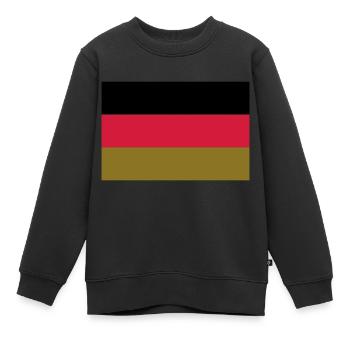 ALLEMAGNE - Sweat Premium enfant bio - noir - Devant - AI Model Kid Female (0cm)