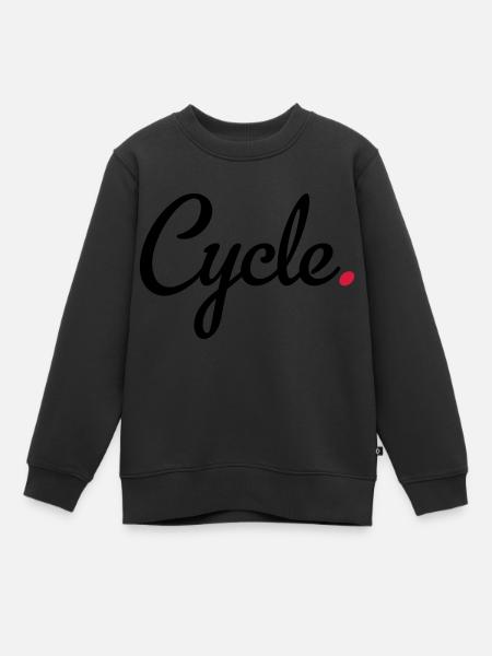 cyclisme - Sweat Premium enfant bio - noir