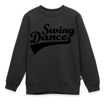 Swing dance - Kids Premium Organic Sweatshirt - black - Front - AI Model Kid Female (0cm)
