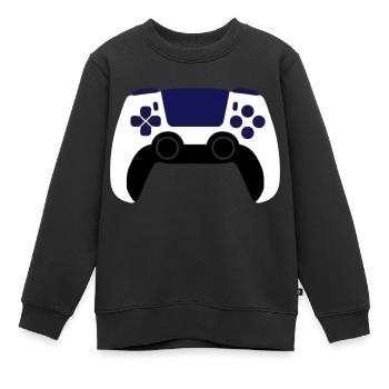 Generic Game Controller - Kids Premium Organic Sweatshirt - black - Front - AI Model Kid Female (0cm)