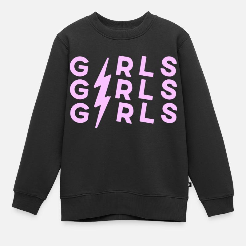 Féminisme - Sweat Premium enfant bio - noir