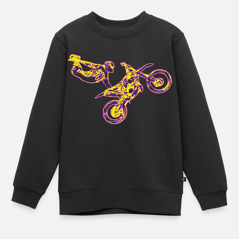 freestyler - Sweat Premium enfant bio - noir