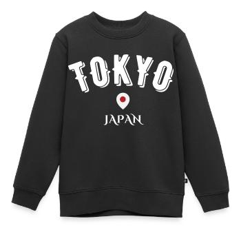 Tokio Japan - Kinder Premium Organic Sweatshirt - Schwarz - Vorne - AI Model Kid Female (0cm)