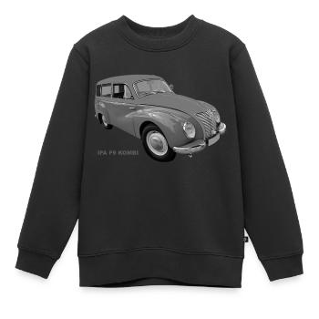 F9 Kombi IFA Pkw Zwickau DDR Oldtimer EMW 309 - Kinder Premium Organic Sweatshirt - Schwarz - Vorne - AI Model Kid Female (0cm)