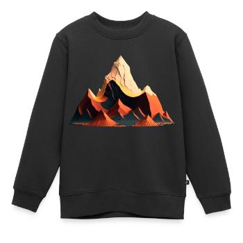 SURREAL - Kinder Premium Organic Sweatshirt - Schwarz - Vorne - AI Model Kid Female (0cm)