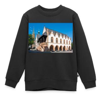 Le palais impérial de Goslar (Kaiserpfalz) Goslar - Sweat Premium enfant bio - noir - Devant - AI Model Kid Female (0cm)