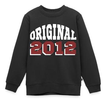 Original 2012 - Sweat Premium enfant bio - noir - Devant - AI Model Kid Female (0cm)