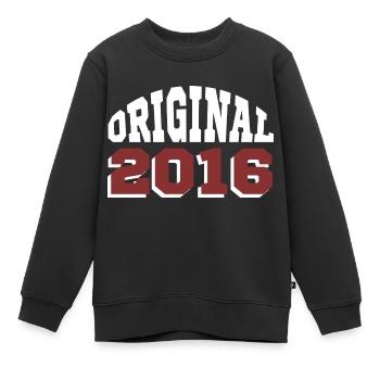 Original 2016 - Sweat Premium enfant bio - noir - Devant - AI Model Kid Female (0cm)