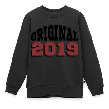 Original 2019 - Sweat Premium enfant bio - noir - Devant - AI Model Kid Female (0cm)