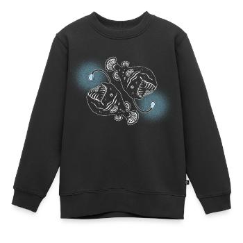 Poisson-grenouille - Sweat Premium enfant bio - noir - Devant - AI Model Kid Female (0cm)