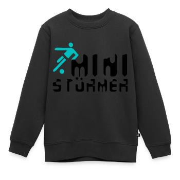 bébé - Sweat Premium enfant bio - noir - Devant - AI Model Kid Female (0cm)