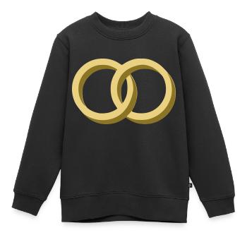 Bague - Alliances - Sweat Premium enfant bio - noir - Devant - AI Model Kid Female (0cm)