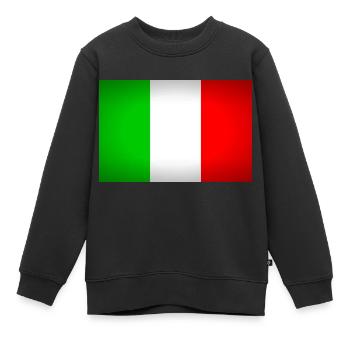 italien italy - Kinder Premium Organic Sweatshirt - Schwarz - Vorne - AI Model Kid Female (0cm)