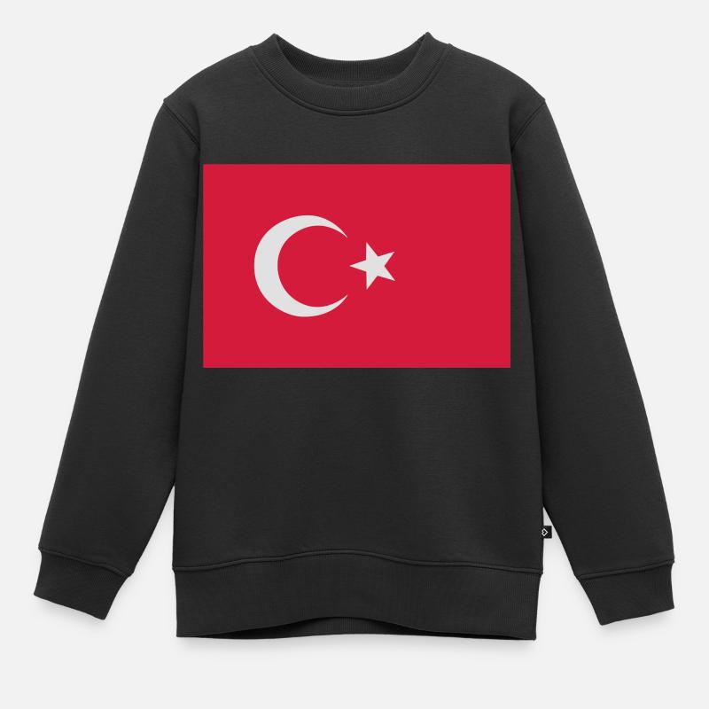 turkey - Sweat Premium enfant bio - noir