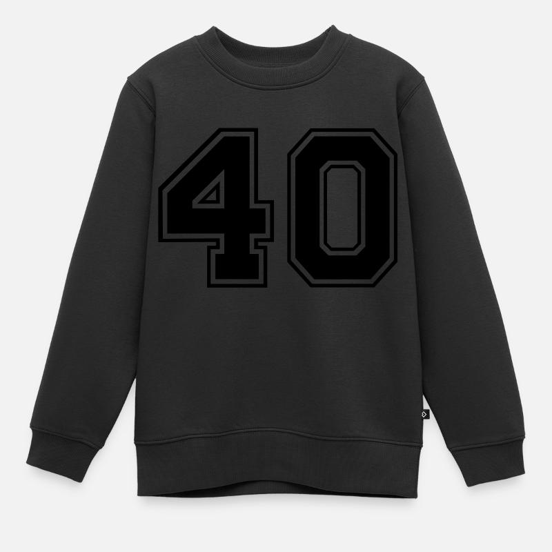 40 - Sweat Premium enfant bio - noir
