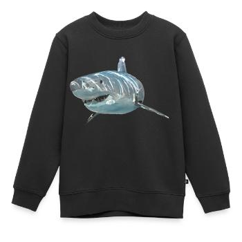 Hai 2 - Kinder Premium Organic Sweatshirt - Schwarz - Vorne - AI Model Kid Female (0cm)