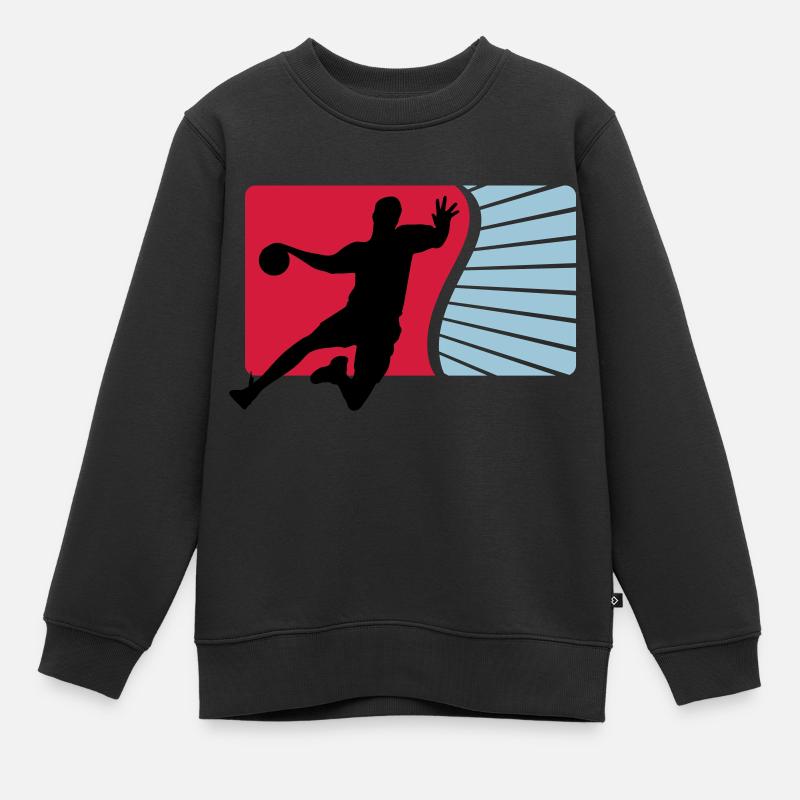 handball - Kids Premium Organic Sweatshirt - black