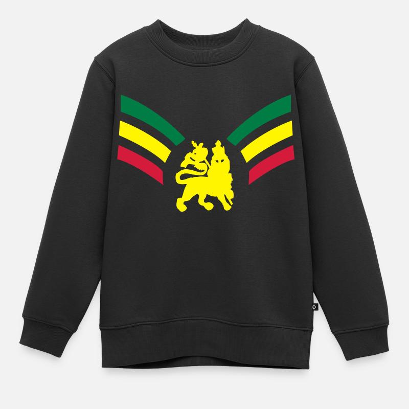 reggae_ambassador_3clr - Sweat Premium enfant bio - noir