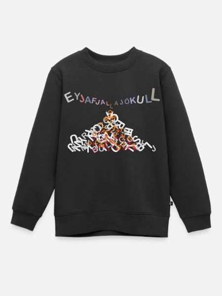 Eyjafjallajoekull - Sweat Premium enfant bio - noir