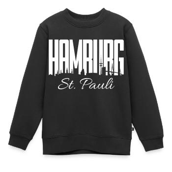 HAMBURG ST. PAULI - Sweat Premium enfant bio - noir - Devant - AI Model Kid Female (0cm)