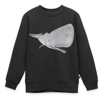 Sperm whale, whale, whale - Kids Premium Organic Sweatshirt - black - Front - AI Model Kid Female (0cm)