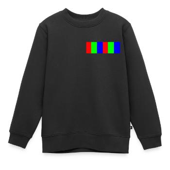 RGB Farben - Kinder Premium Organic Sweatshirt - Schwarz - Vorne - AI Model Kid Female (0cm)