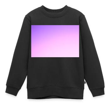 Purple sky - Kinder Premium Organic Sweatshirt - Schwarz - Vorne - AI Model Kid Female (0cm)