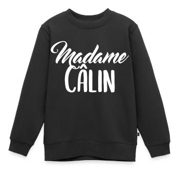 Madame Câlin Blanc - Kinder Premium Organic Sweatshirt - Schwarz - Vorne - AI Model Kid Female (0cm)