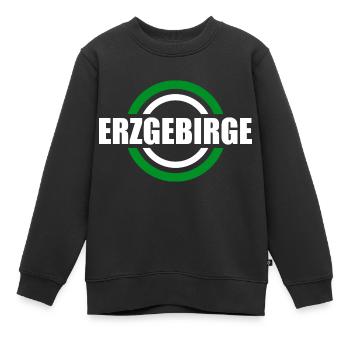 wir sind Erzgebirger - Kinder Premium Organic Sweatshirt - Schwarz - Vorne - AI Model Kid Female (0cm)