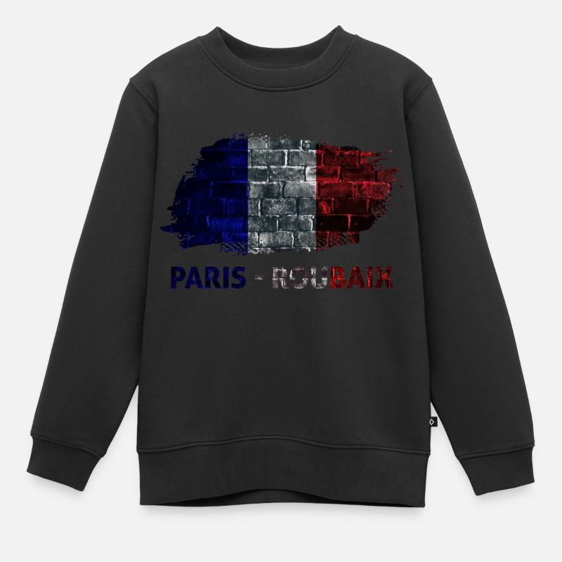 Paris-Roubaix L'ENFER DU NORD Paris Roubaix - Sweat Premium enfant bio - noir