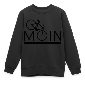 MOIN Fahrrad Mountainbike Radeln Sport - Kinder Premium Organic Sweatshirt - Schwarz - Vorne - AI Model Kid Female (0cm)