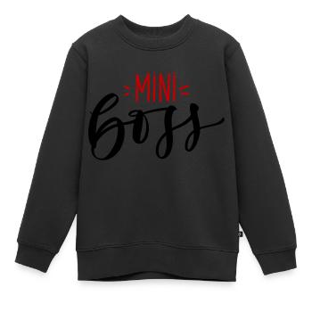 Boss Kleiner Chef Chefin Baby Kinder - Kinder Premium Organic Sweatshirt - Schwarz - Vorne - AI Model Kid Female (0cm)