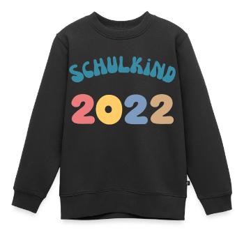 Schulkind 2022 Erste Klasse Geschenke und Shirts - Kinder Premium Organic Sweatshirt - Schwarz - Vorne - AI Model Kid Female (0cm)