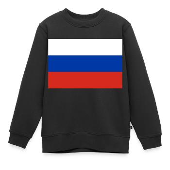 Russland - Kinder Premium Organic Sweatshirt - Schwarz - Vorne - AI Model Kid Female (0cm)