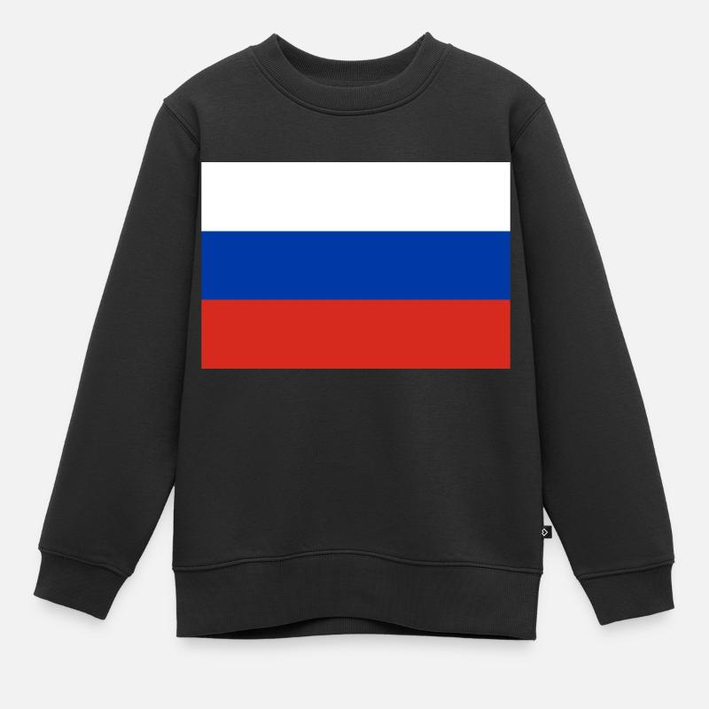 Russia - Sweat Premium enfant bio - noir