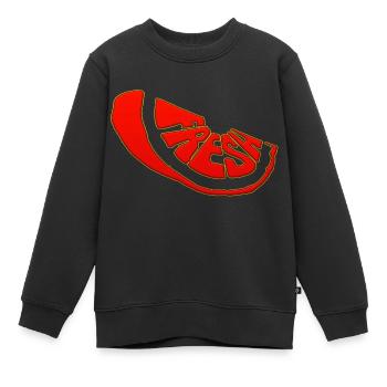 Frische frische süße Natur kühle Sommerfrüchte - Kinder Premium Organic Sweatshirt - Schwarz - Vorne - AI Model Kid Female (0cm)