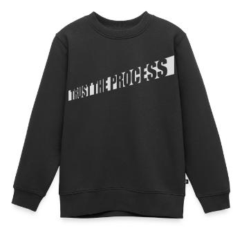 faire confiance au processus Devis - Sweat Premium enfant bio - noir - Devant - AI Model Kid Female (0cm)