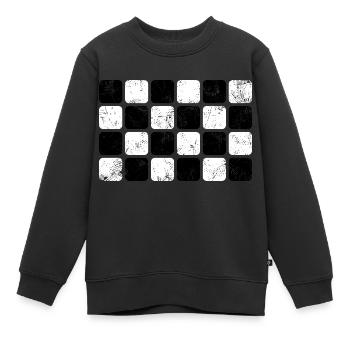 Schwarze Flagge / Rennsport - Kinder Premium Organic Sweatshirt - Schwarz - Vorne - AI Model Kid Female (0cm)