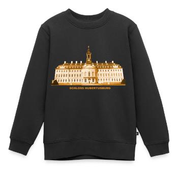 Hubertusburg Schloss Wermsdorf Grimma Sachsen - Kinder Premium Organic Sweatshirt - Schwarz - Vorne - AI Model Kid Female (0cm)