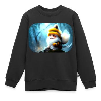 Bienenwicht - Kinder Premium Organic Sweatshirt - Schwarz - Vorne - AI Model Kid Female (0cm)